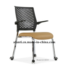 New Design Dining Furniture Leather Metal Dining Chair (633H10)